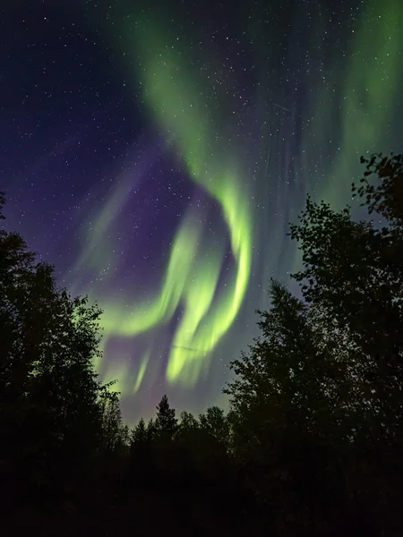 Aurora Borealis.Polar Luces Fotos de stock libres de derechos