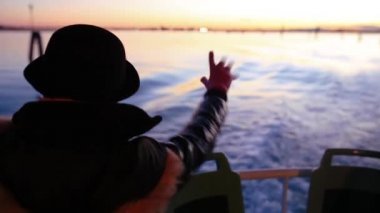 Venedik gezinme kız