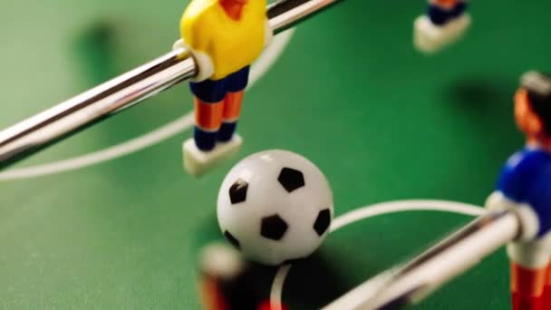 Foosball game in action — Stock Video