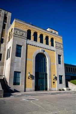 R.C. 'nin manzarası Toronto 'daki Harris Su arıtma tesisi. Toronto, Kanada - 16 Ekim 2025.