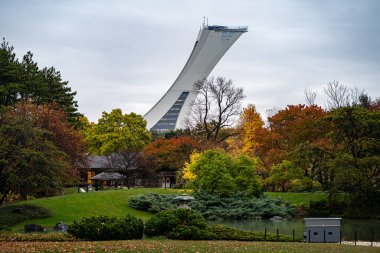 Jardin Botanique bahçesinin manzarası.