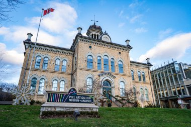 Brampton 'daki Peel Sanat Müzesi ve Arşivleri. Brampton, Kanada - 16 Kasım 2025.