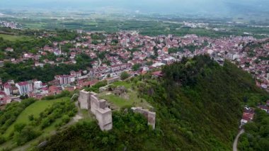 Tokat 'taki Niksar Kalesi' nin hava harabeleri