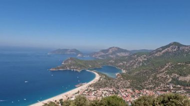 Fethiye 'de Oludeniz manzarası