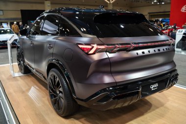 Kanada Uluslararası Otomobil Fuarı 'nda Infiniti QX65' in görüntüsü. Toronto, Kanada - 18 Şubat 2026.