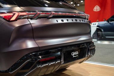 Kanada Uluslararası Otomobil Fuarı 'nda Infiniti QX65' in görüntüsü. Toronto, Kanada - 18 Şubat 2026.