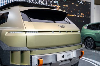 Kanada Uluslararası Otomobil Fuarı 'ndaki Hyundai Krateri' nin görüntüsü. Toronto, Kanada - 18 Şubat 2026.