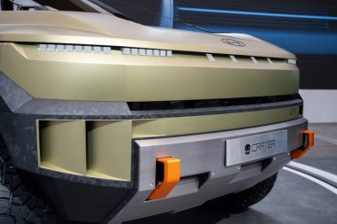 Kanada Uluslararası Otomobil Fuarı 'ndaki Hyundai Krateri' nin görüntüsü. Toronto, Kanada - 18 Şubat 2026.