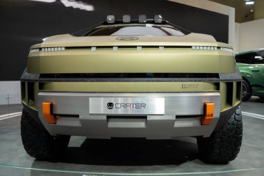 Kanada Uluslararası Otomobil Fuarı 'ndaki Hyundai Krateri' nin görüntüsü. Toronto, Kanada - 18 Şubat 2026.