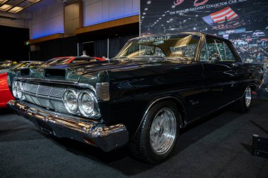 Kanada Uluslararası Otomobil Fuarı 'nda 1964 Merkür Kuyruklu Yıldızı Kasırgası. Toronto, Kanada - 18 Şubat 2026.