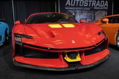 2026 Ferrari SF90 XX Kanada Uluslararası Otomobil Fuarı 'nda. Toronto, Kanada - 18 Şubat 2026.
