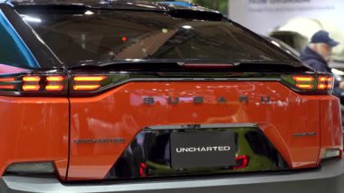 View of Subaru Uncharted car at Canadian International AutoShow. Toronto, Canada - February 19, 2026.