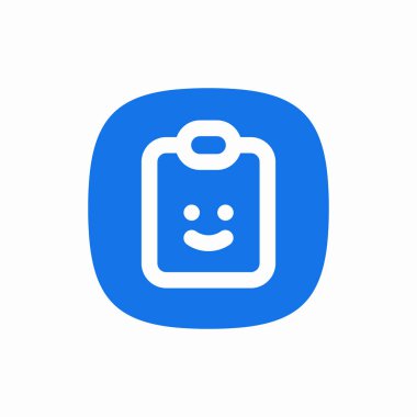 Pano mutlu yüz simgesi işareti vektörü