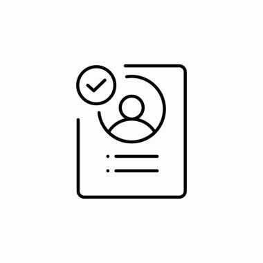 cv seçim simgesi işaret vektörüne devam et