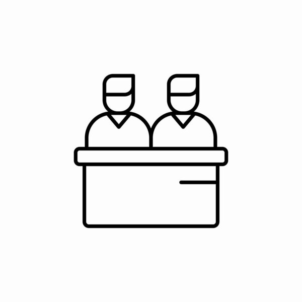 вектор иконки суда присяжных