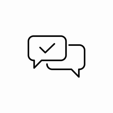 Konuşma baloncukları konuşma işareti simgesi vektörü