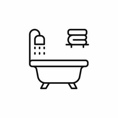 banyo banyo tübü simgesi vektörü