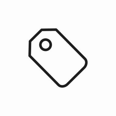 fiyat etiketi işaret vektörü