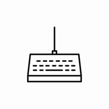 Klavye bilgisayar simgesi işaret vektörü