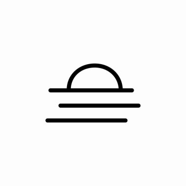 deniz ışığı simgesi işareti vektörü