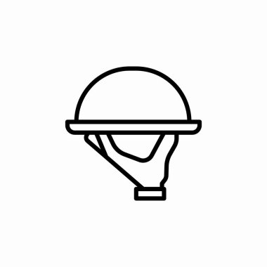 garson yemek tepsisi simge işareti vektörü