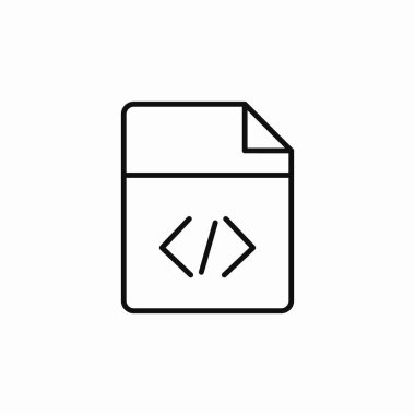 kod geliştirme dosya simgesi imzalama vektörü