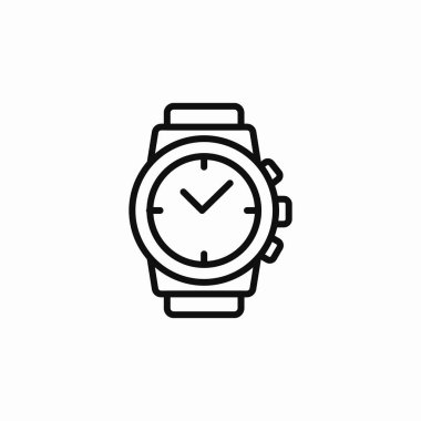 Kol saati simge işareti vektörü