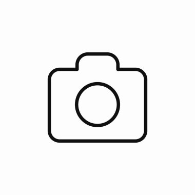 fotoğraf makinesi simgesi işareti vektörü