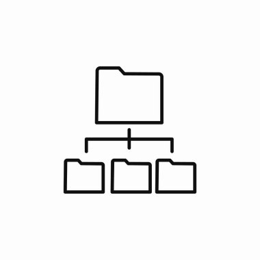 dizin yolu simgesi işaret vektörü