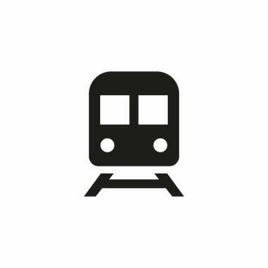 tren yolu simgesi vektörü