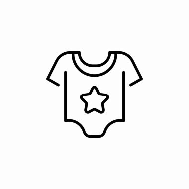 bebek kostüm simgesi işaret vektörü