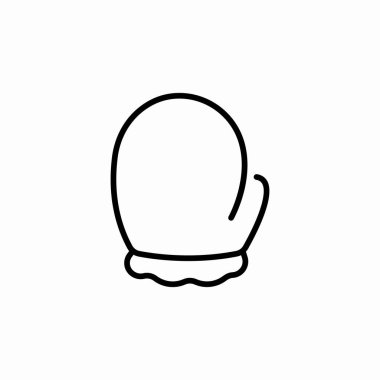 bebek eldiveni işaret vektörü