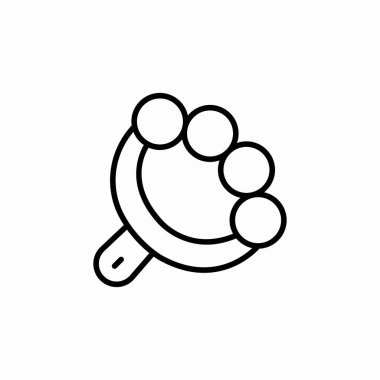 puf minderi oyuncak simgesi işaret vektörü