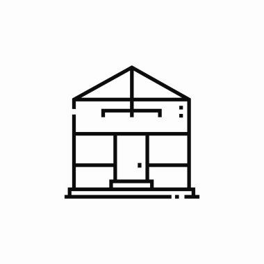 sera çiftliği simgesi işaret vektörü