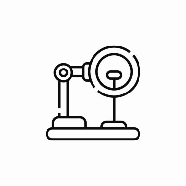 Laboratuvar bilim simgesi işaret vektörü