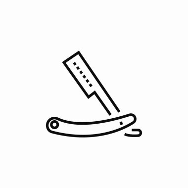 tıraş bıçağı (2) simge işareti vektörü