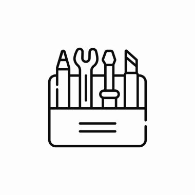 araç kiti işaret vektörü