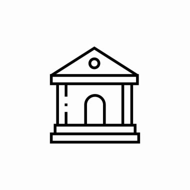 Simge işareti vektör yapı banka