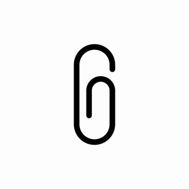 ataç ekleme simgesi işaret vektörü