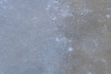 Beton zemin yüzeyindeki buz dokusu.