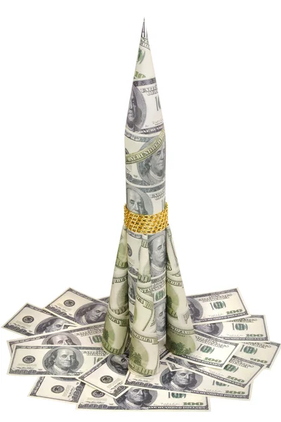 Moneda del cohete monetario — Foto de Stock