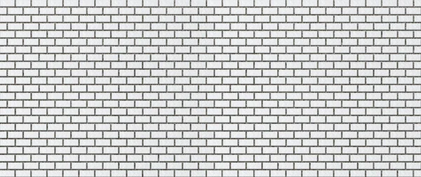 Light white brick wall. Background from evenly laid bricks. Template for text and design. Frosty texture. Panoramic shot, image 3d rendering.