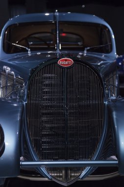 Blue 1936 Bugatti Type 57SC Atlantic clipart