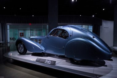 Blue 1936 Bugatti Type 57SC Atlantic clipart