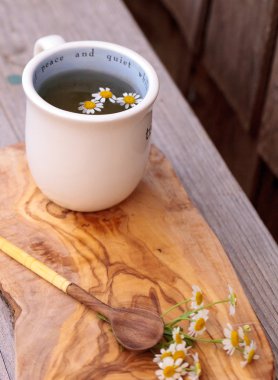 Papatya çayı papatya papatya çiçeği ile