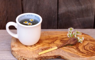 Papatya çayı papatya papatya çiçeği ile