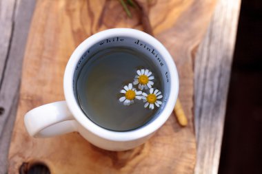 Papatya çayı papatya papatya çiçeği ile