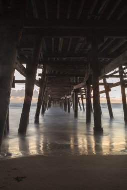 San Clemente pier günbatımı