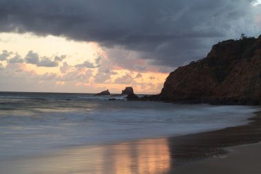 Hilal Körfezi üzerinden günbatımı