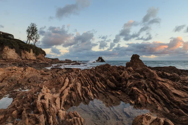 Lange Belichtung am kleinen Corona-Strand — Stockfoto